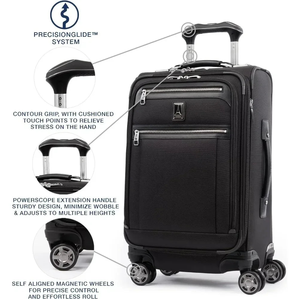 Platinum Elite Softside Expandable Carry on Luggage