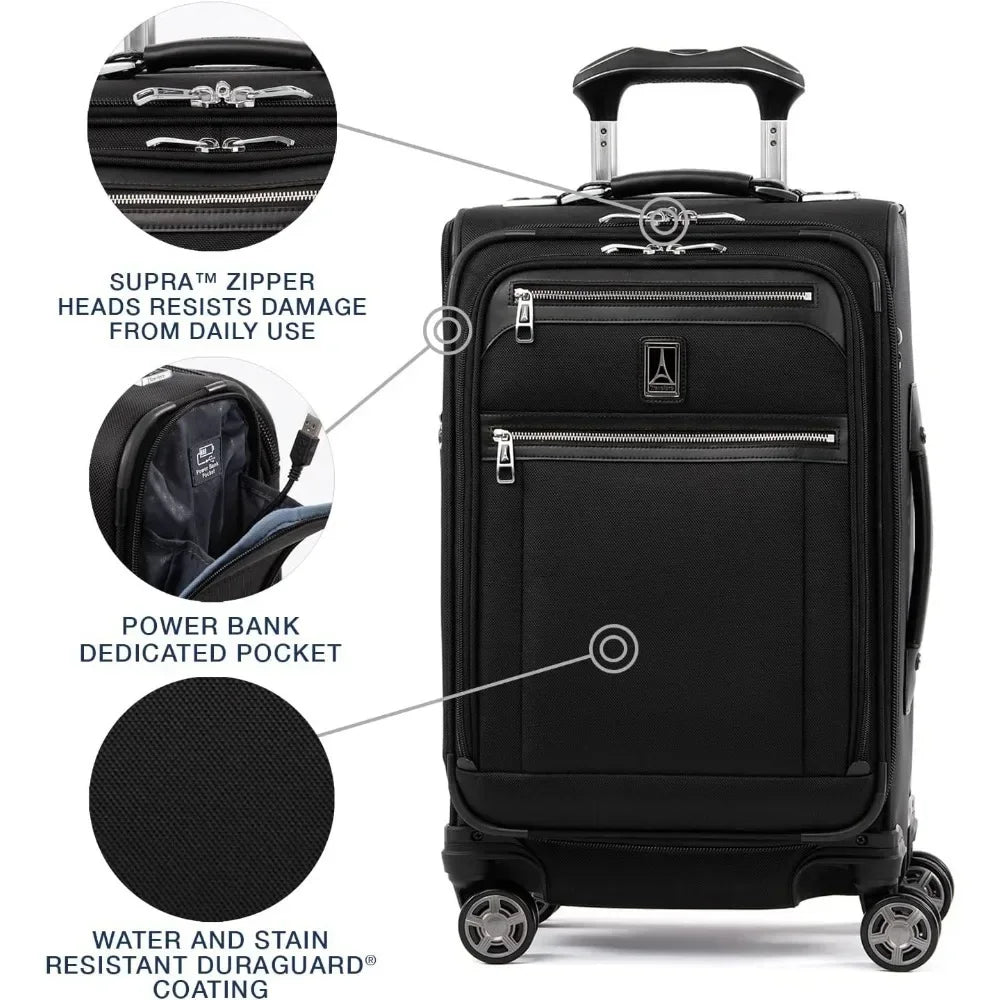 Platinum Elite Softside Expandable Carry on Luggage